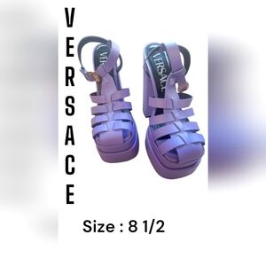 Versace La Medusa Platform Heels 38.5